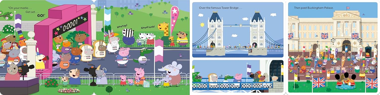 Peppa Pig: Daddy Pig's Big Race Book