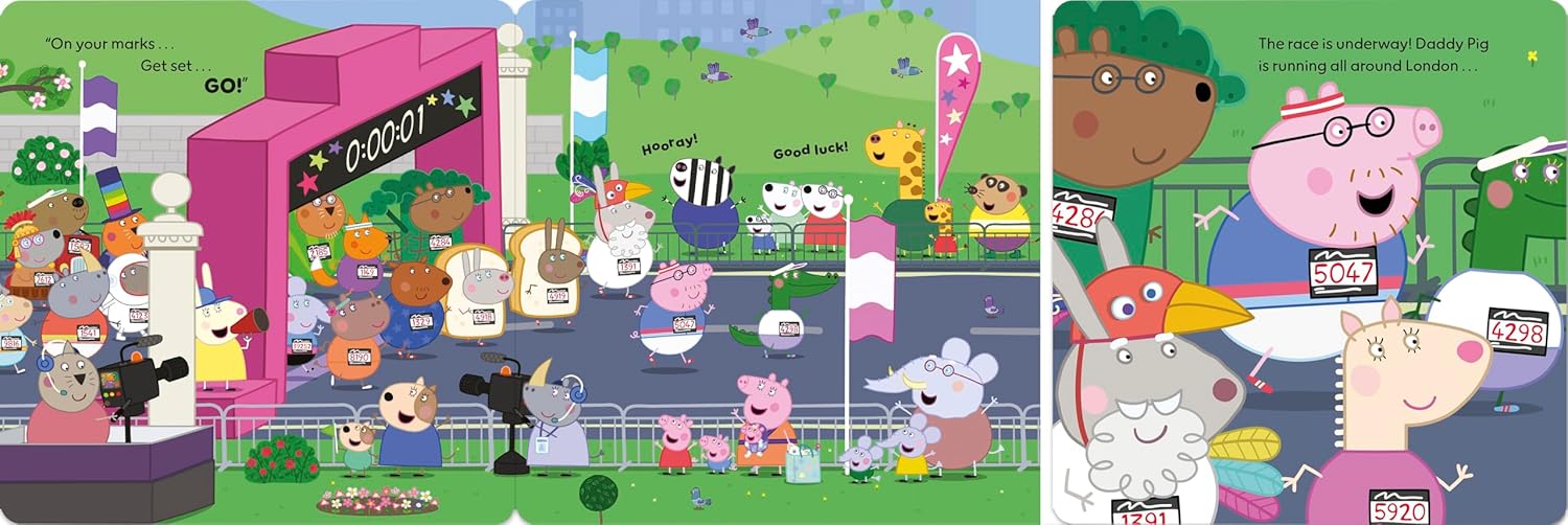 Peppa Pig: Daddy Pig's Big Race Book
