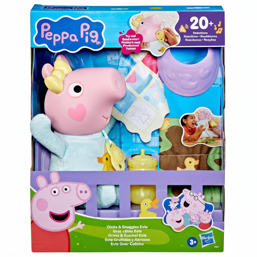 Peppa Pig: Oinks & Snuggles Baby Evie Interactive Doll — Hasbro