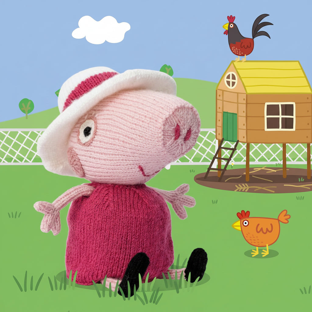 Knitting Peppa Pig