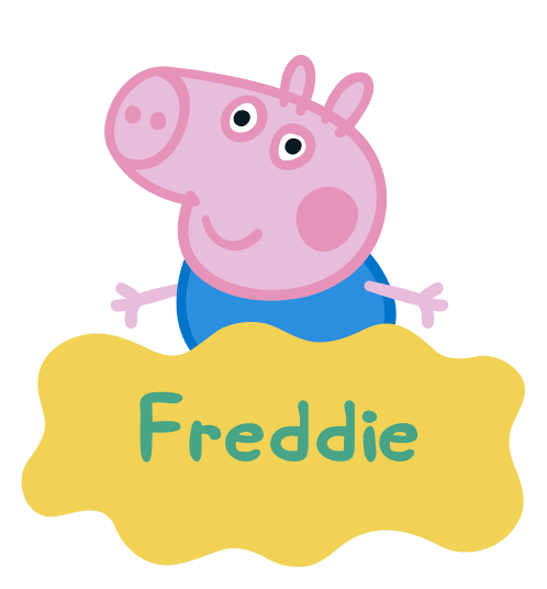 Personalised Peppa Pig™ George Keyring