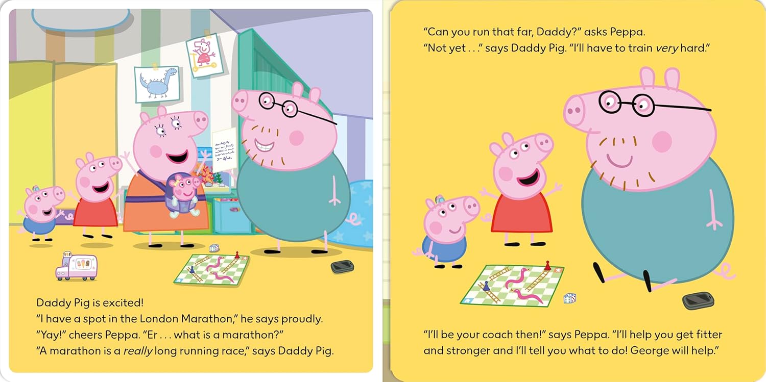 Peppa Pig: Daddy Pig's Big Race Book