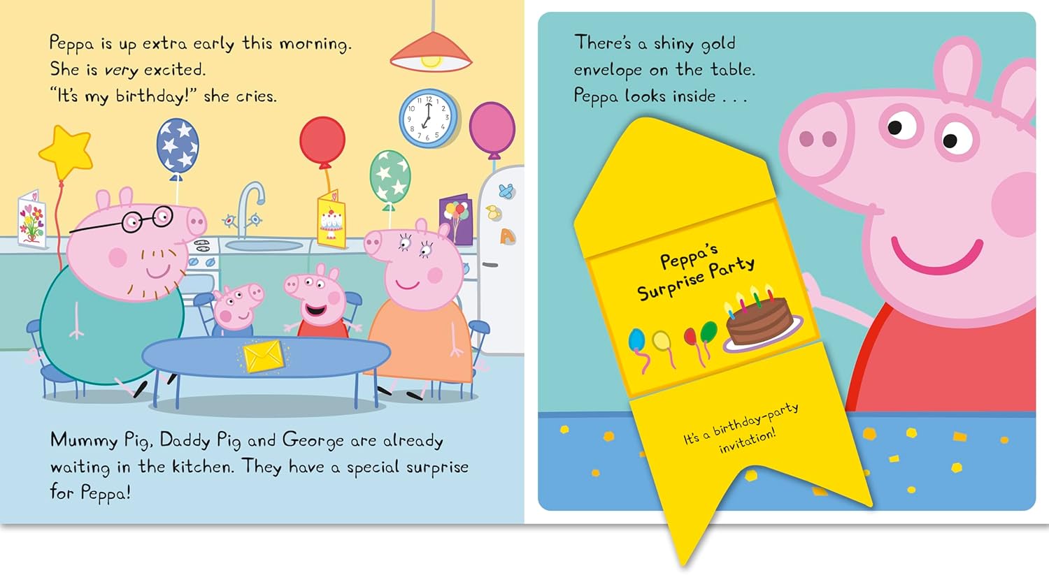 Peppa Pig: Peppa's Surprise Party — A Lift-the-Flap Storybook