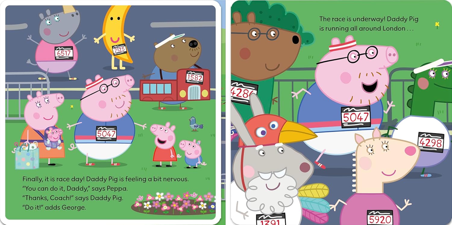 Peppa Pig: Daddy Pig's Big Race Book