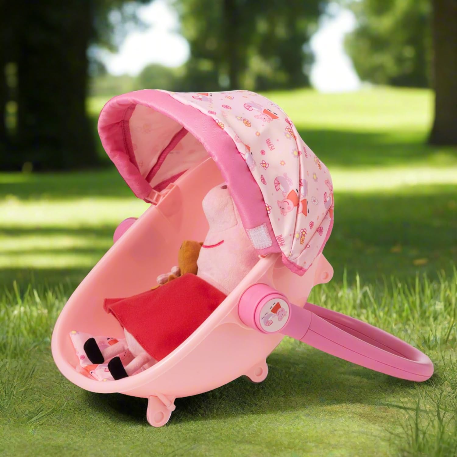 Peppa Pig 4-in-1 My First Pram – Official Toy Pushchair for Toddlers